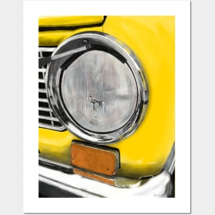 Yellow Lada 1200L Posters and Art